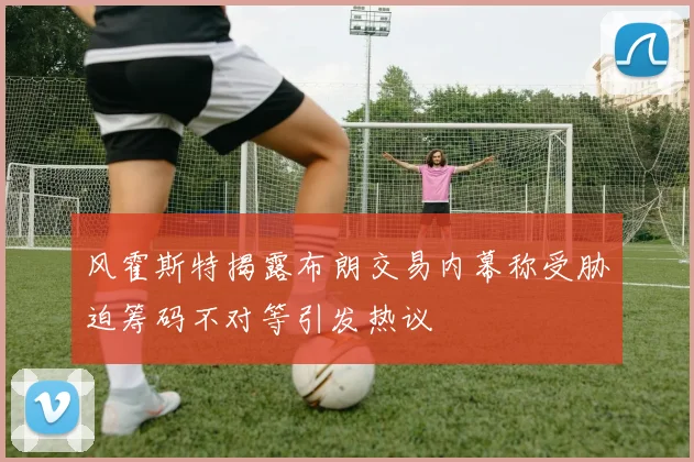 风霍斯特揭露布朗交易内幕称受胁迫筹码不对等引发热议